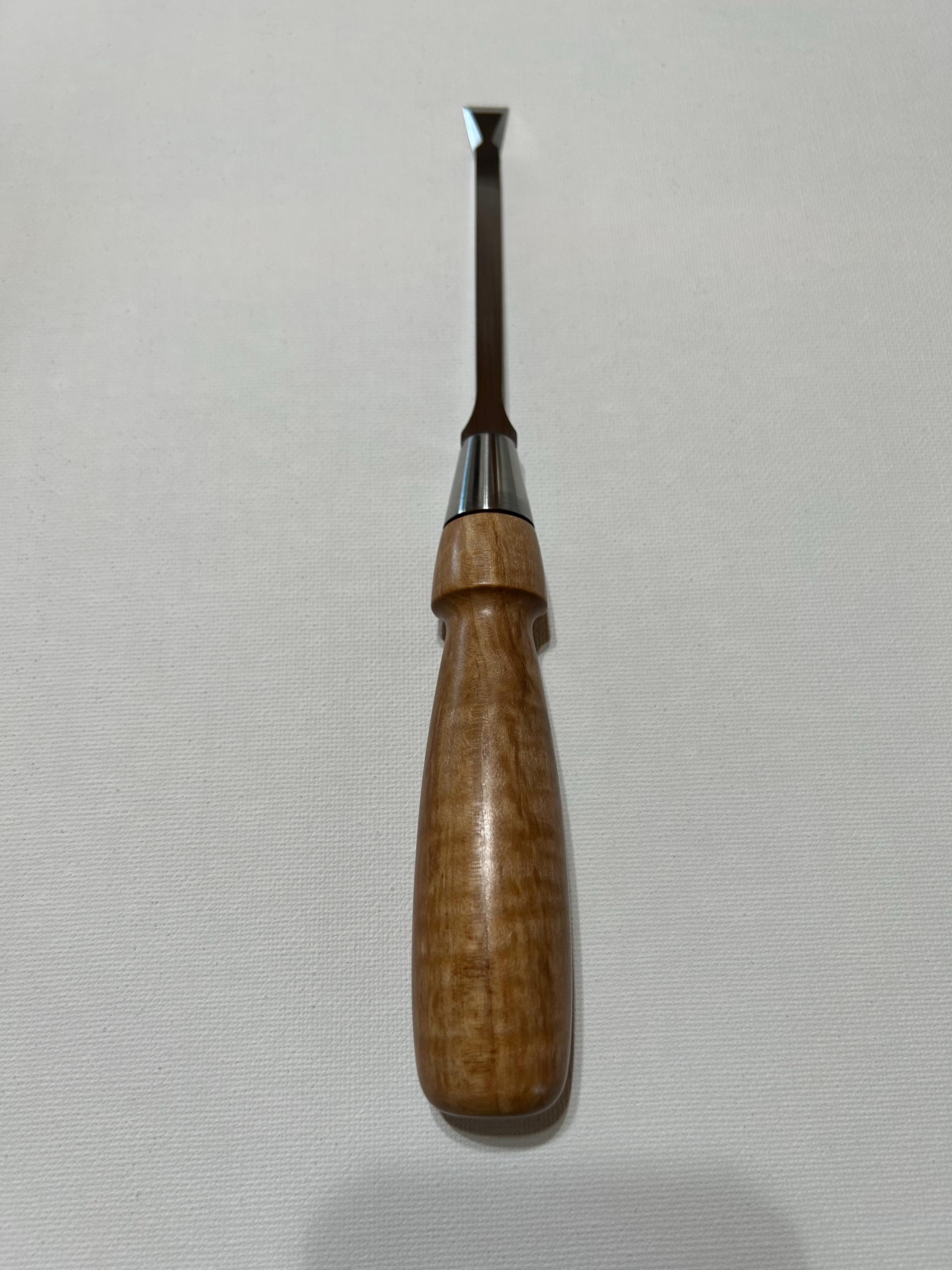 Angled Fishtail Chisel PRE-ORDER FULL 5-piece Set of Fishtail Chisels in A2 Steel - Etsy