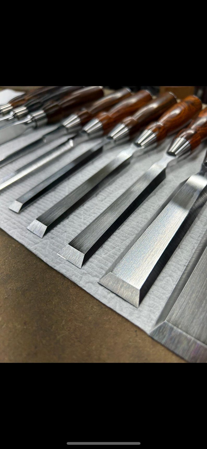 Chisel Shiny PRE-ORDER 6-piece Cocobolo Bench Chisel Set - Etsy