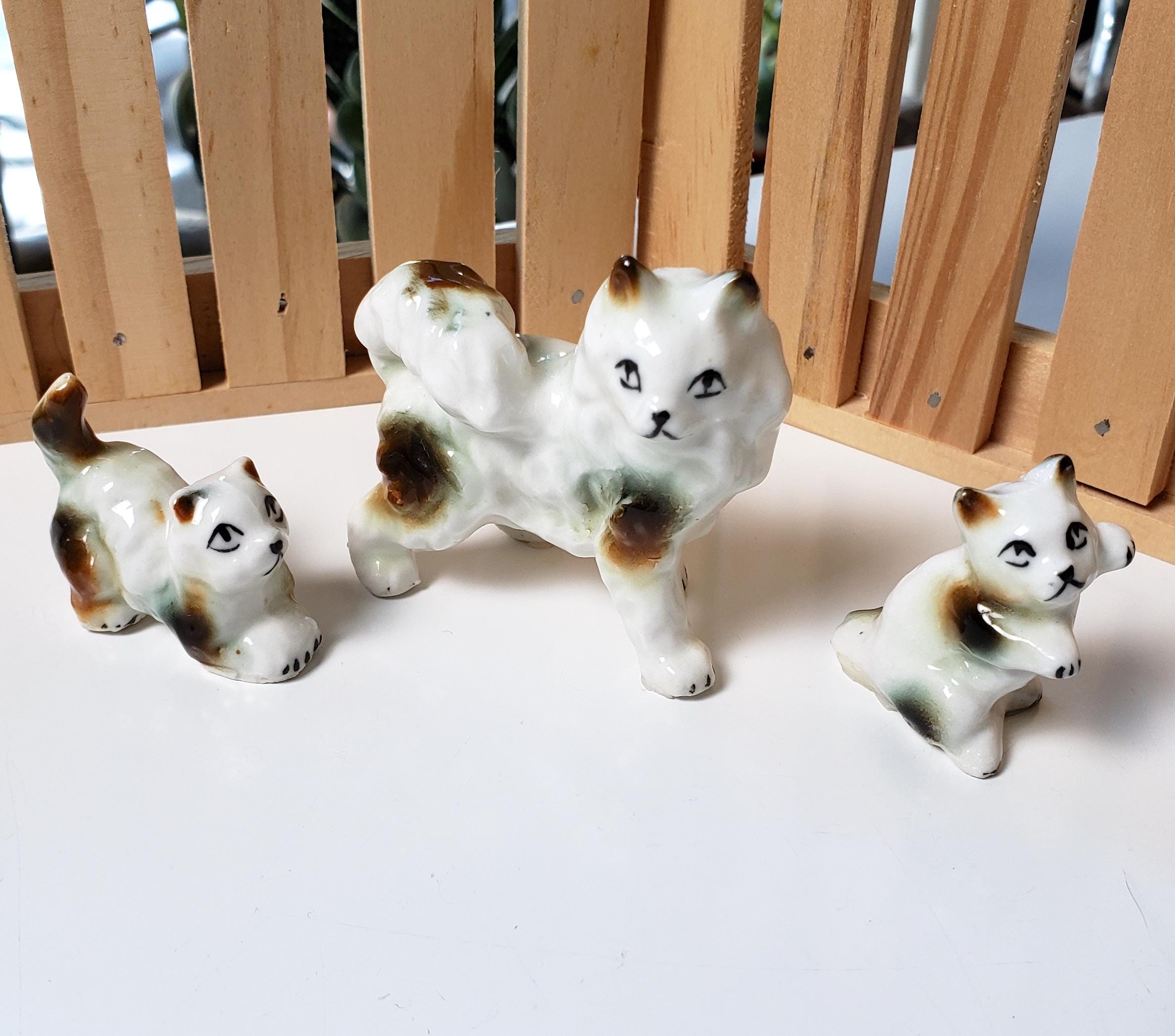 Japan Bone China Cat - Etsy