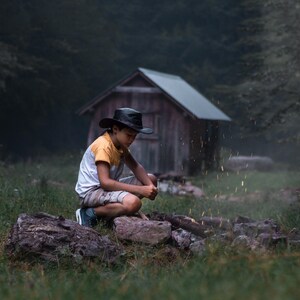 Sombrero Outback de cuero envejecido, sombrero vaquero plegable e impermeable, sombrero de ala ancha para aventuras. imagen 3