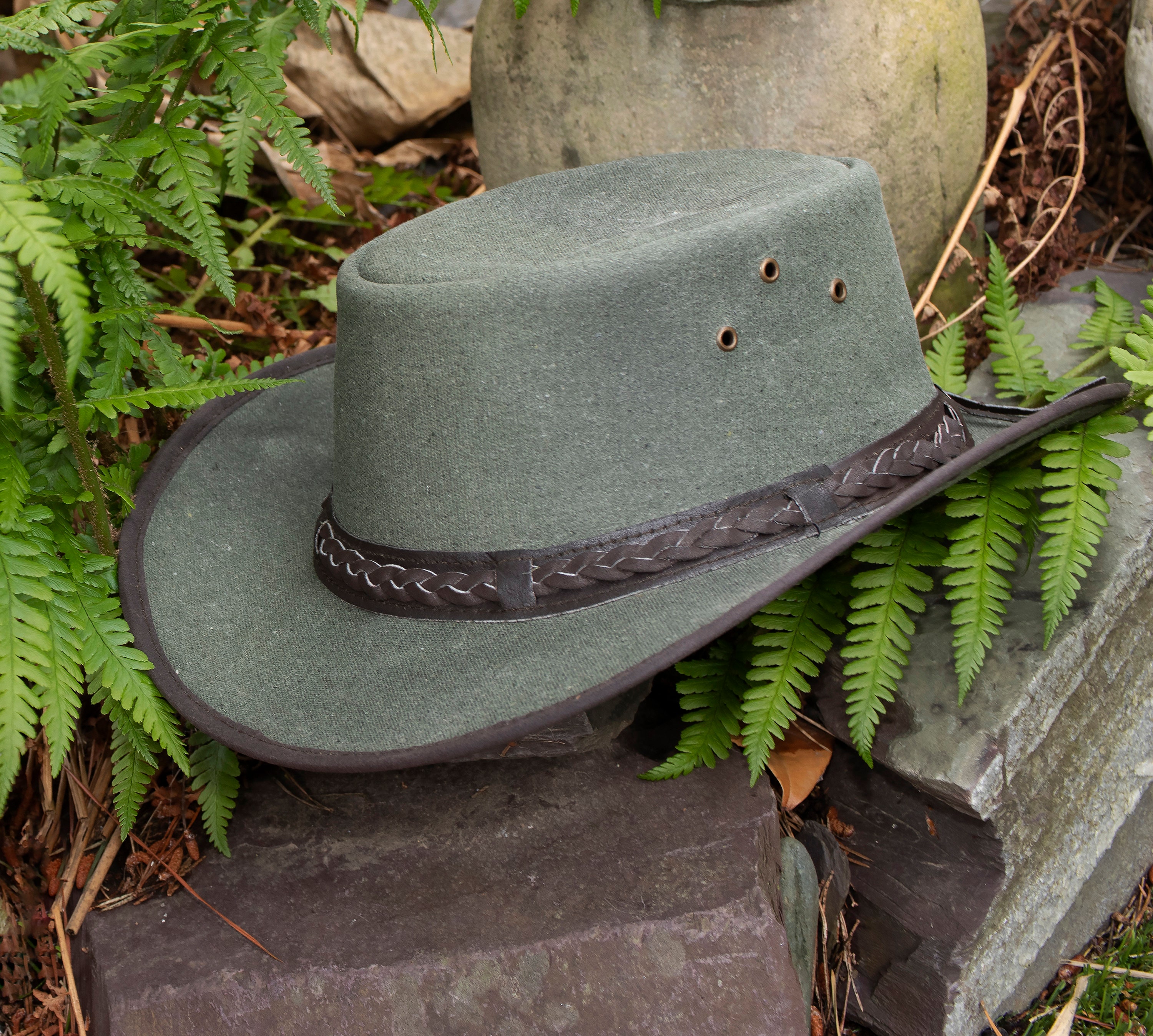Wombat The Trail Thick Waxed Canvas Hat Etsy