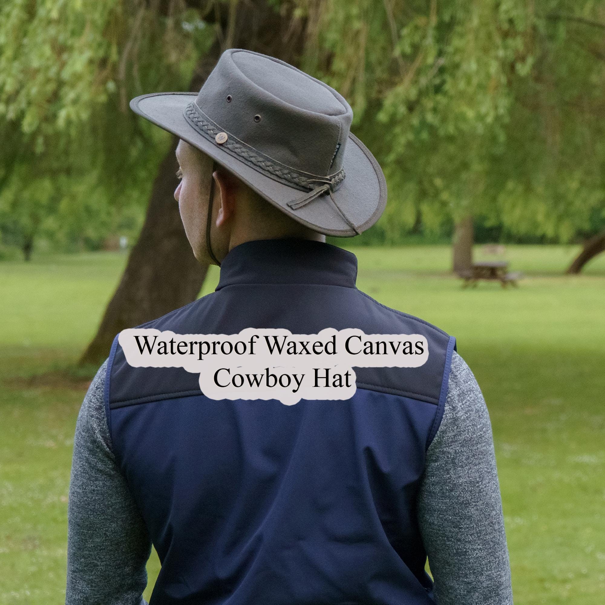 The Trail Waxed Canvas Cowboy Hat – Waterproof Foldable Outdoor