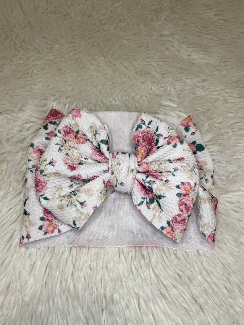 Floral print headwrap