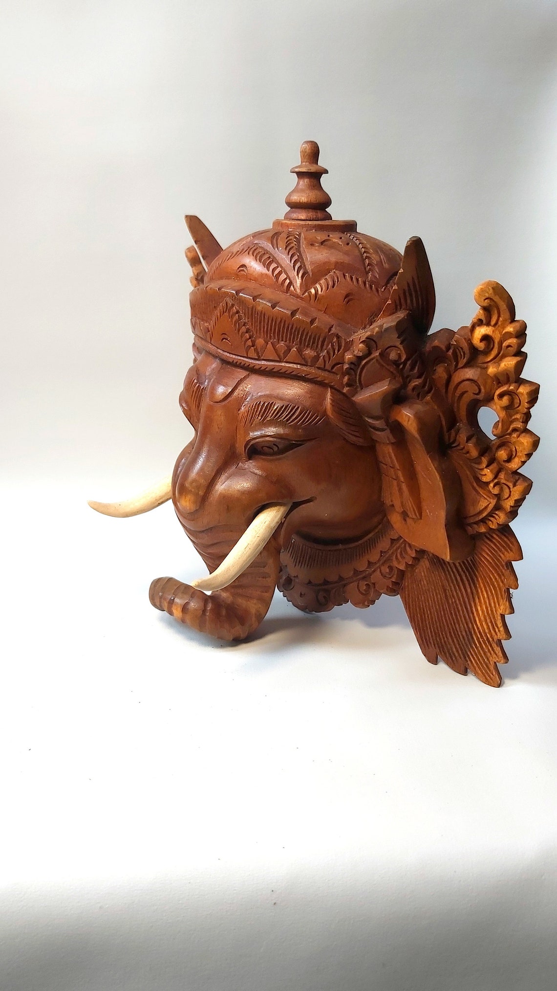 ganesha-mask-statue-lord-ganesha-mask-ganesha-idol-wood-etsy