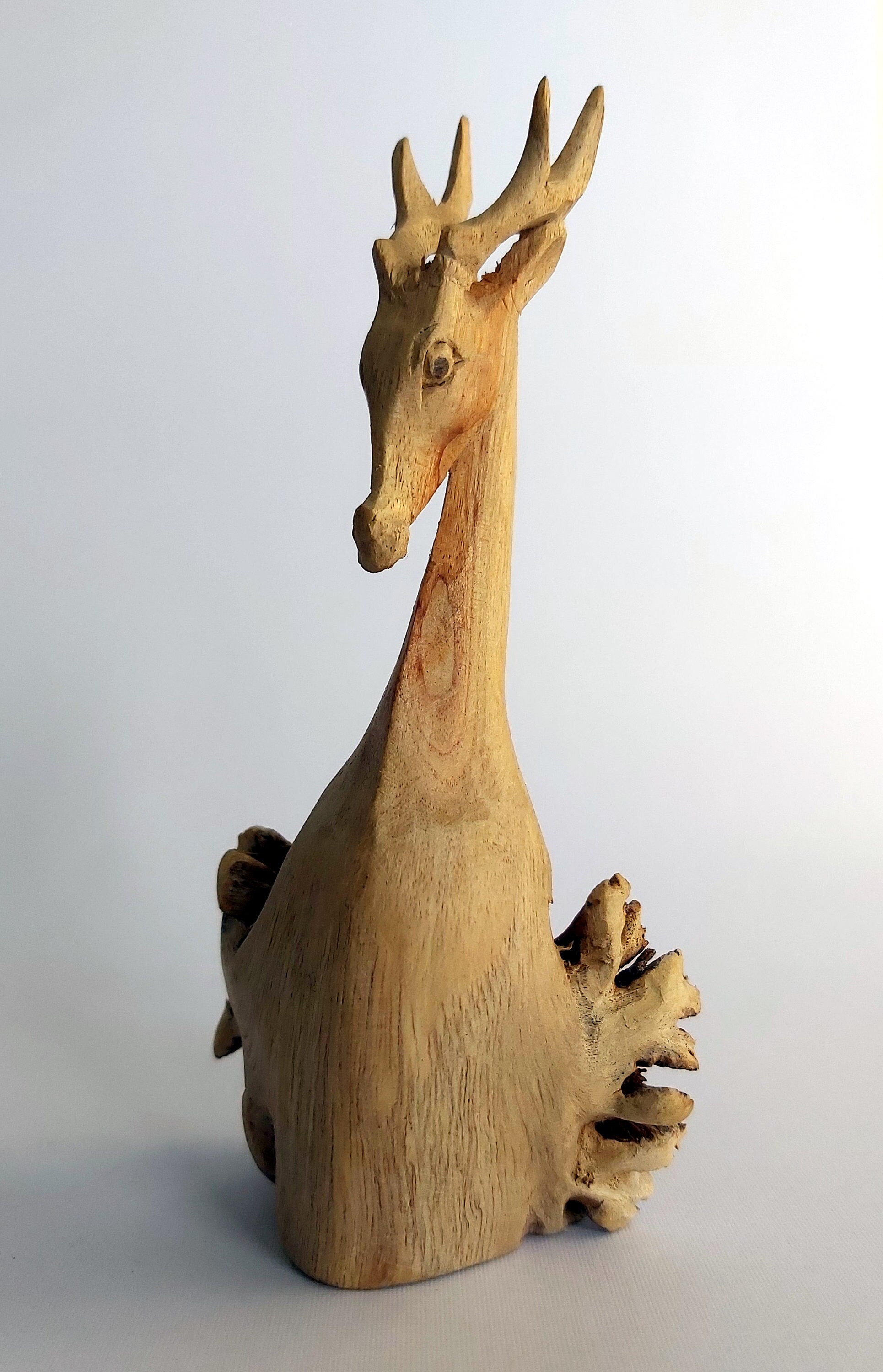 Deer Head SculptureDeer Figurine Wild Animal Animal Lover Etsy