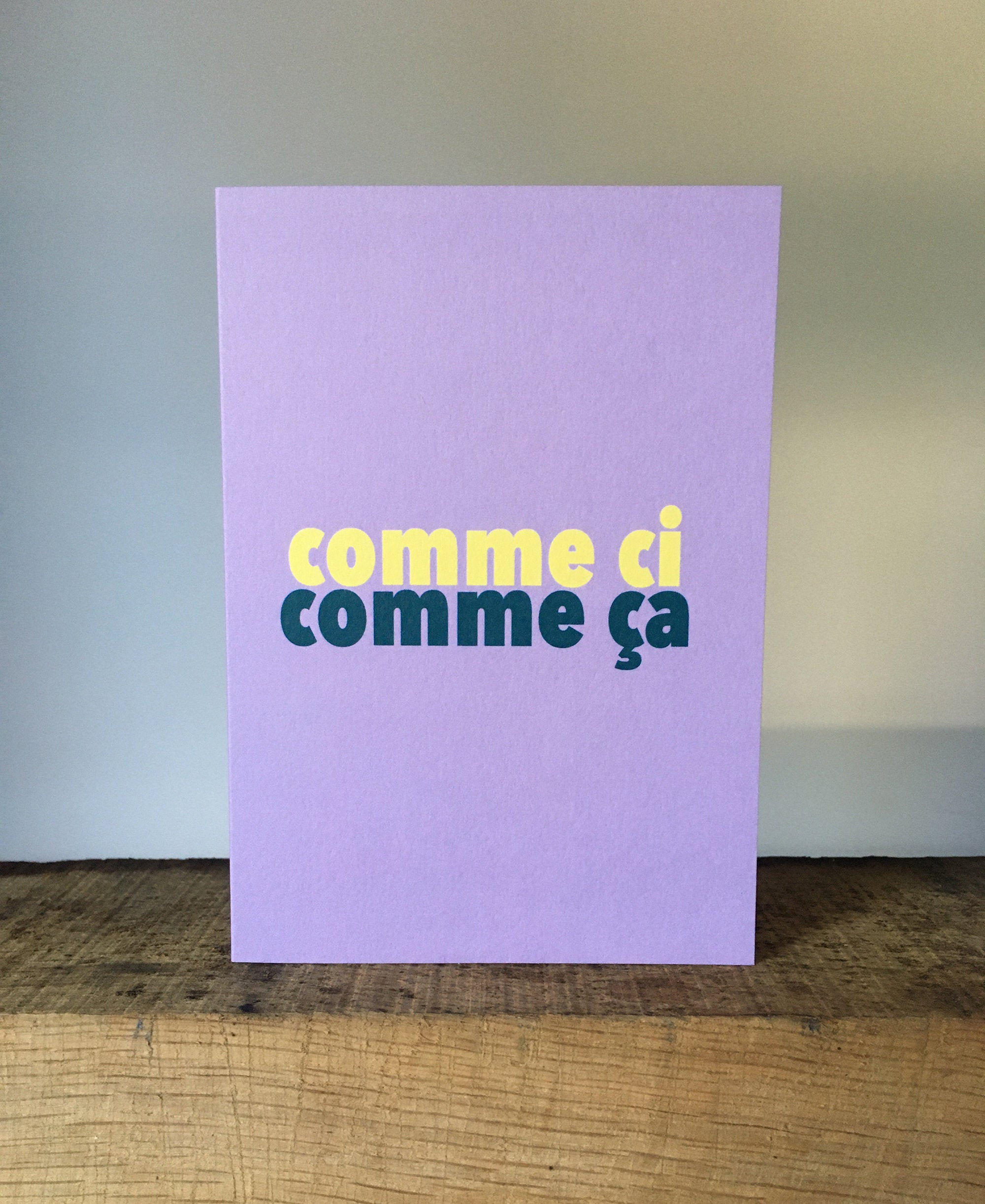 comme