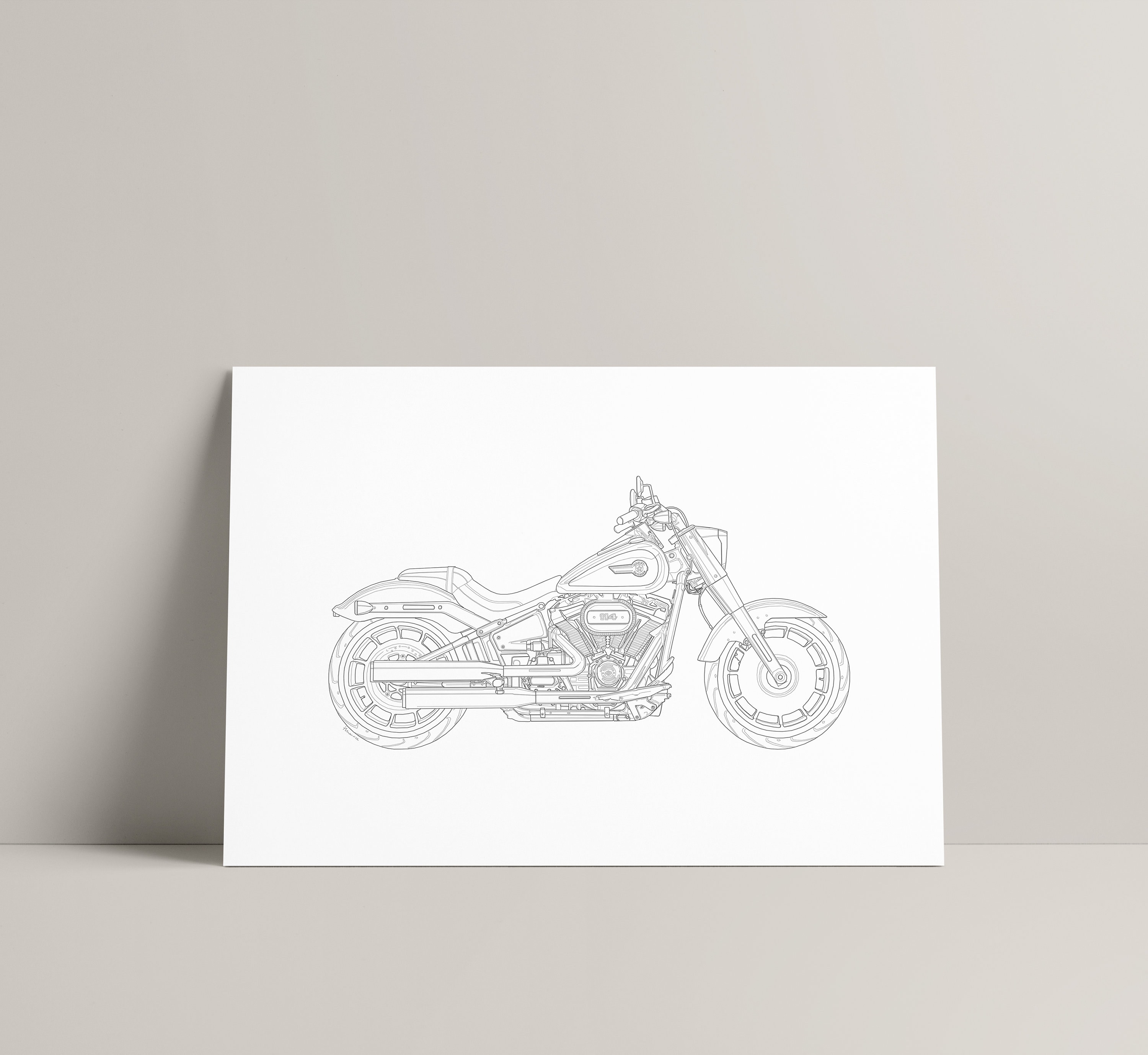 Motorcycle HarleyDavidson Drawing Car PNG Clipart Angle Area Art  Automotive Design Black And White Free
