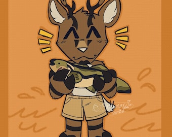 Custom WEBFISHING Fursona Art Commission