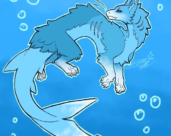 Personalized art commissions, Custom digital drawing of original characters, illustration, fursona art