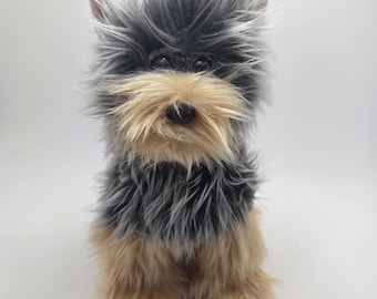 Ty Classics Collection “Daisy” the Adorable Yorkie / Yorkshire Terrier Dog Plush *Rare* No Hang Tag (12 inch)