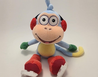Ty Beanie Baby “Boots” the monkey from Dora the Explorer - Skating edition! (7 inch) No Hang Tag