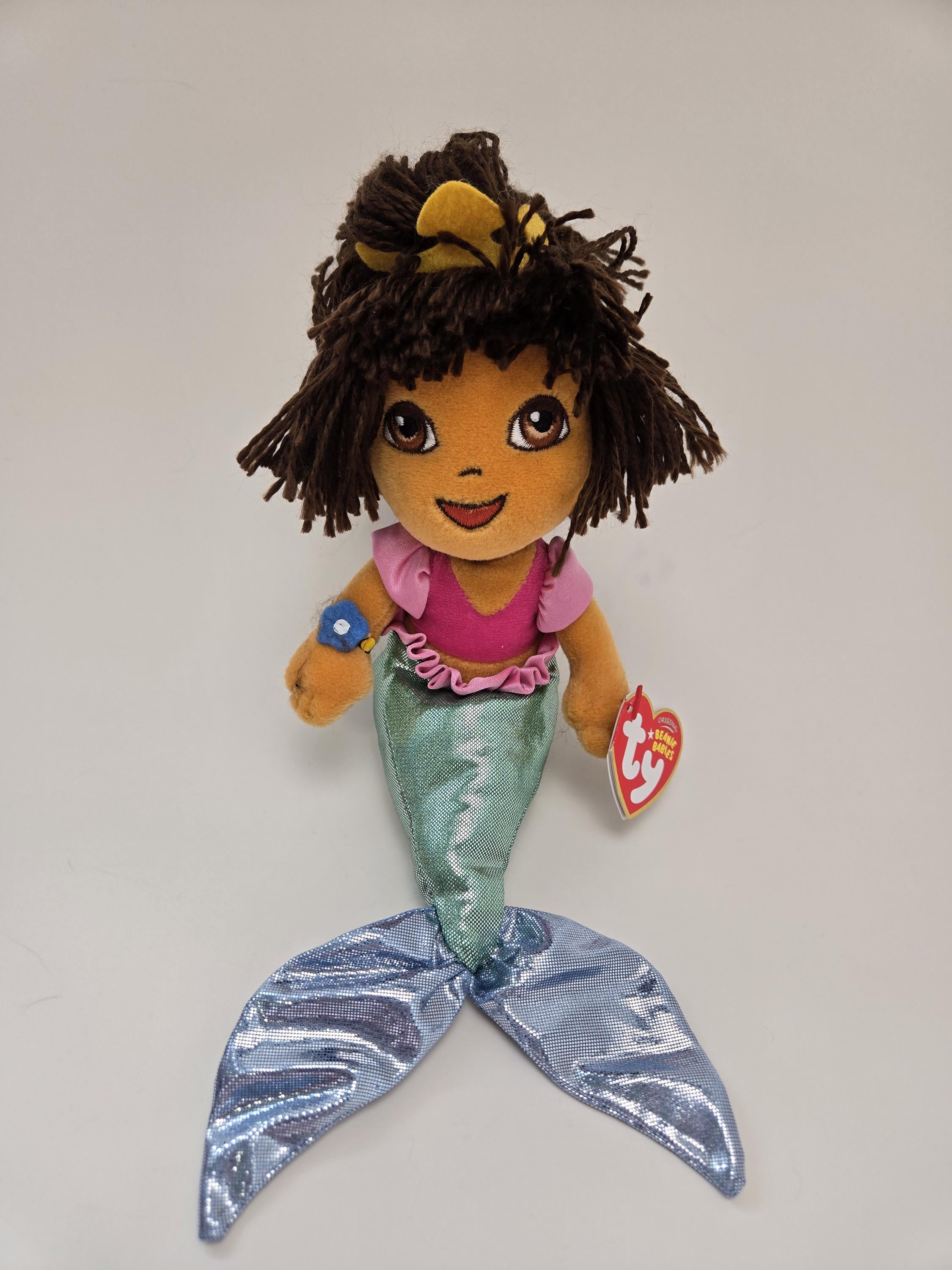 Ty Beanie Baby dora the Dora the Explorer Doll Mermaid Edition 8 Inch Etsy Australia