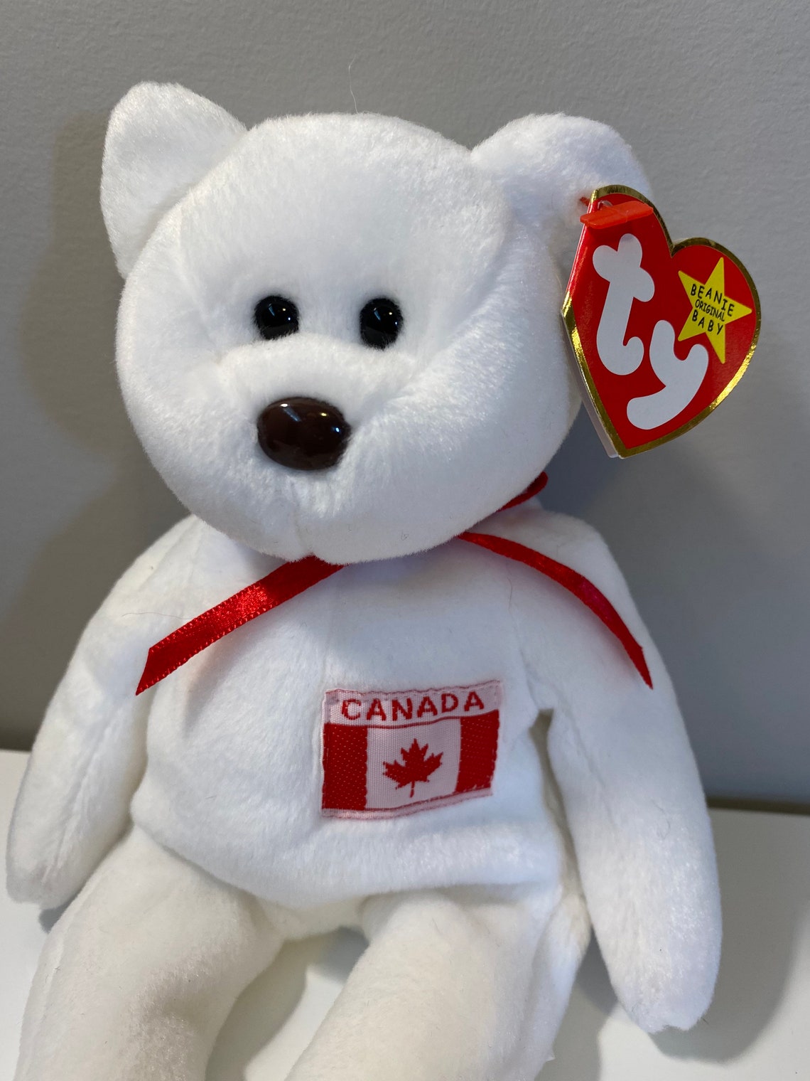 TY Beanie Baby maple the Canadian Bear Canada Exclusive Etsy UK