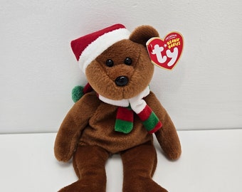Ty Beanie Baby „Holiday Teddy“, der Weihnachtsbär (8,5 Zoll)
