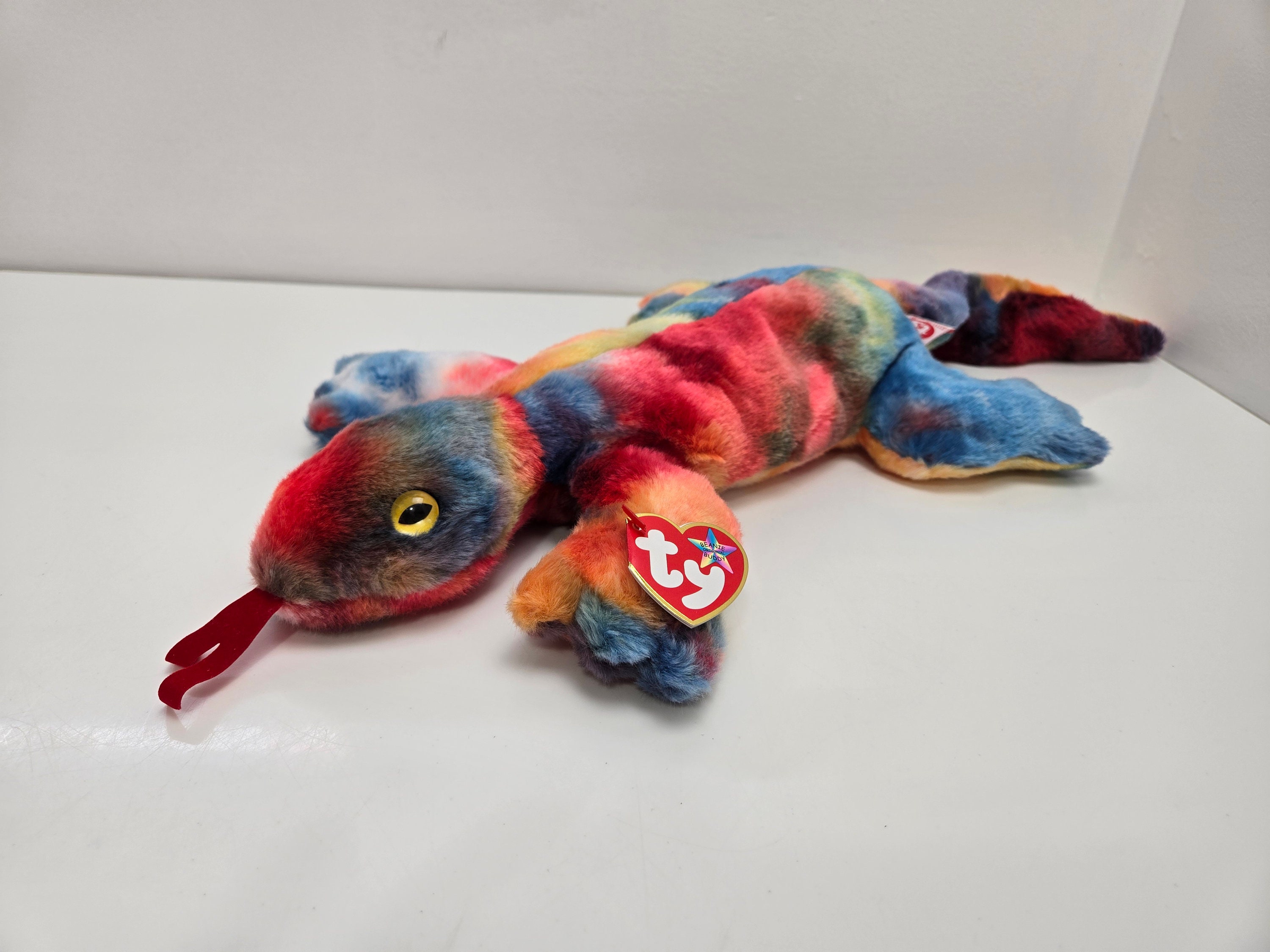 Ty Beanie Buddy lizzy the Tie dye Lizard colours Vary 15 Inch Etsy UK