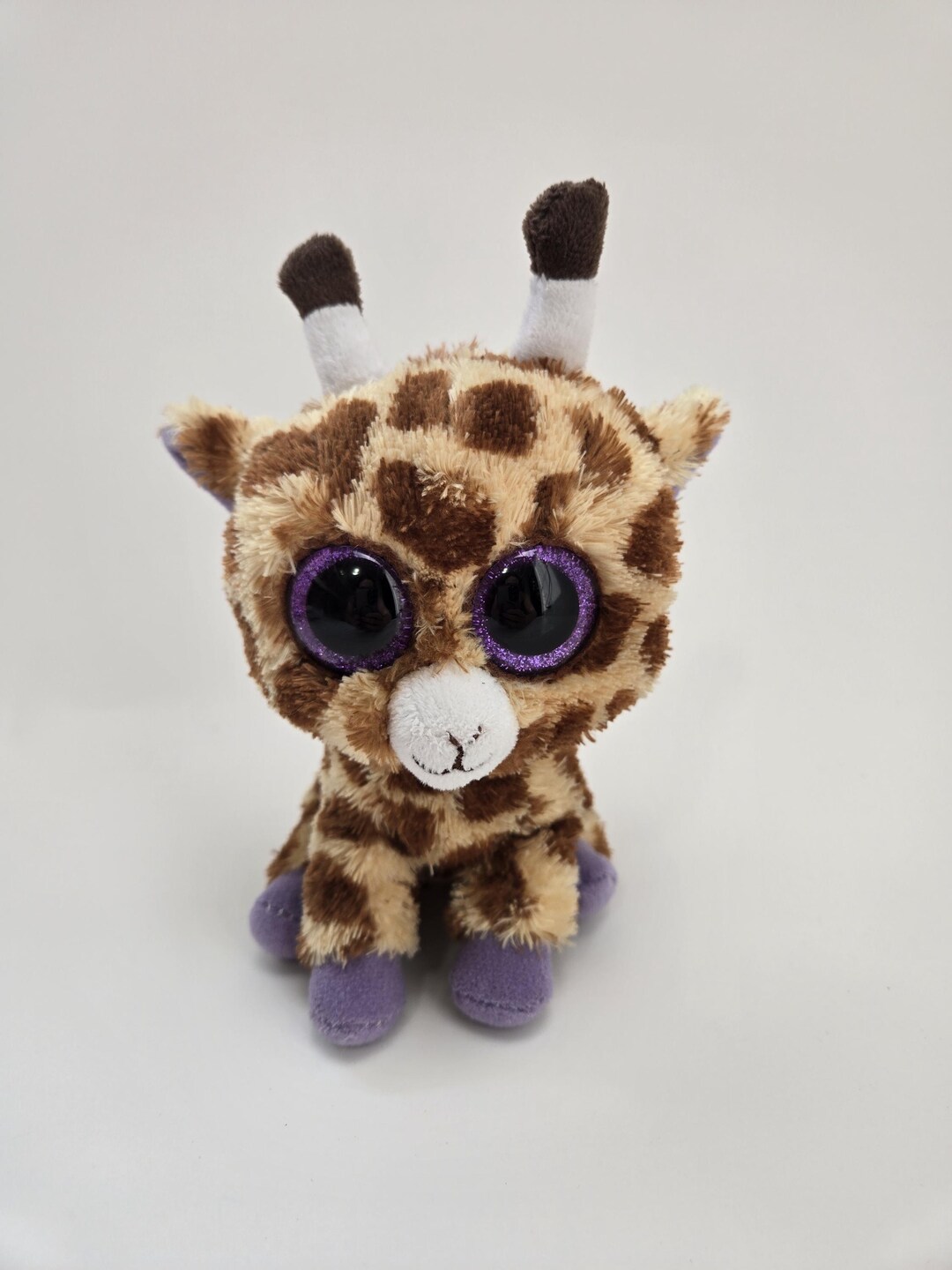 Ty Beanie Boo “safari” the Giraffe - Sparkly Eyes - No Hang Tag (6 Inch ...