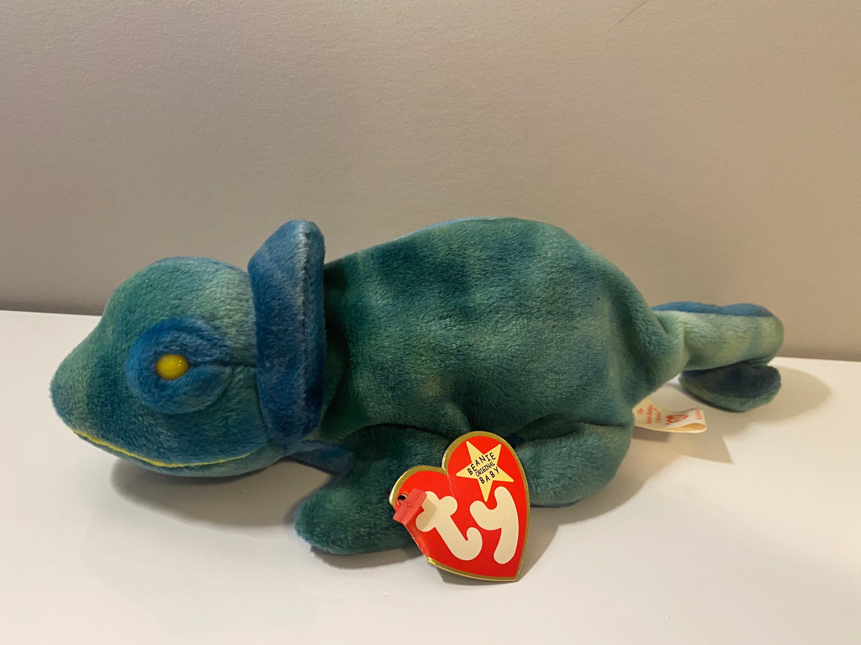 カメレオン ぬいぐるみ /BEANIE BABY/TY/ビーニーズ ty社】 ビーニーベイビーズ カメレオン ぬいぐるみ - メルカリ