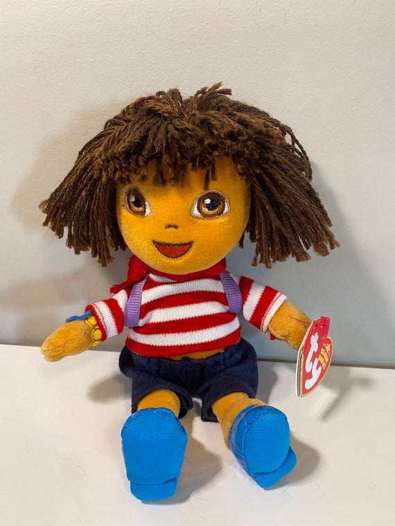 Ty Beanie Baby dora the Dora Explorer Doll Plush france Edition