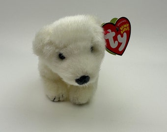 Ty Beanie Baby “Icepack” the Polar Bear Plush - Internet Exclusive (7 inch)