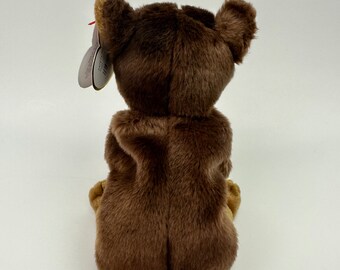 テディベア作家ジャネット・オスマン作のビーニーベアーズ (ブラウンノウズ) テディベア作家ジャネット・オスマン作のビーニーベアーズ (ブラウン