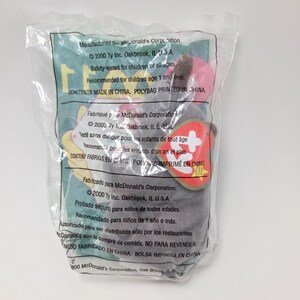 Wunderbar alte Teenie Mütze Spike the Rhino in der originalverschlossenen Kunststoffverpackung! (3 zoll)