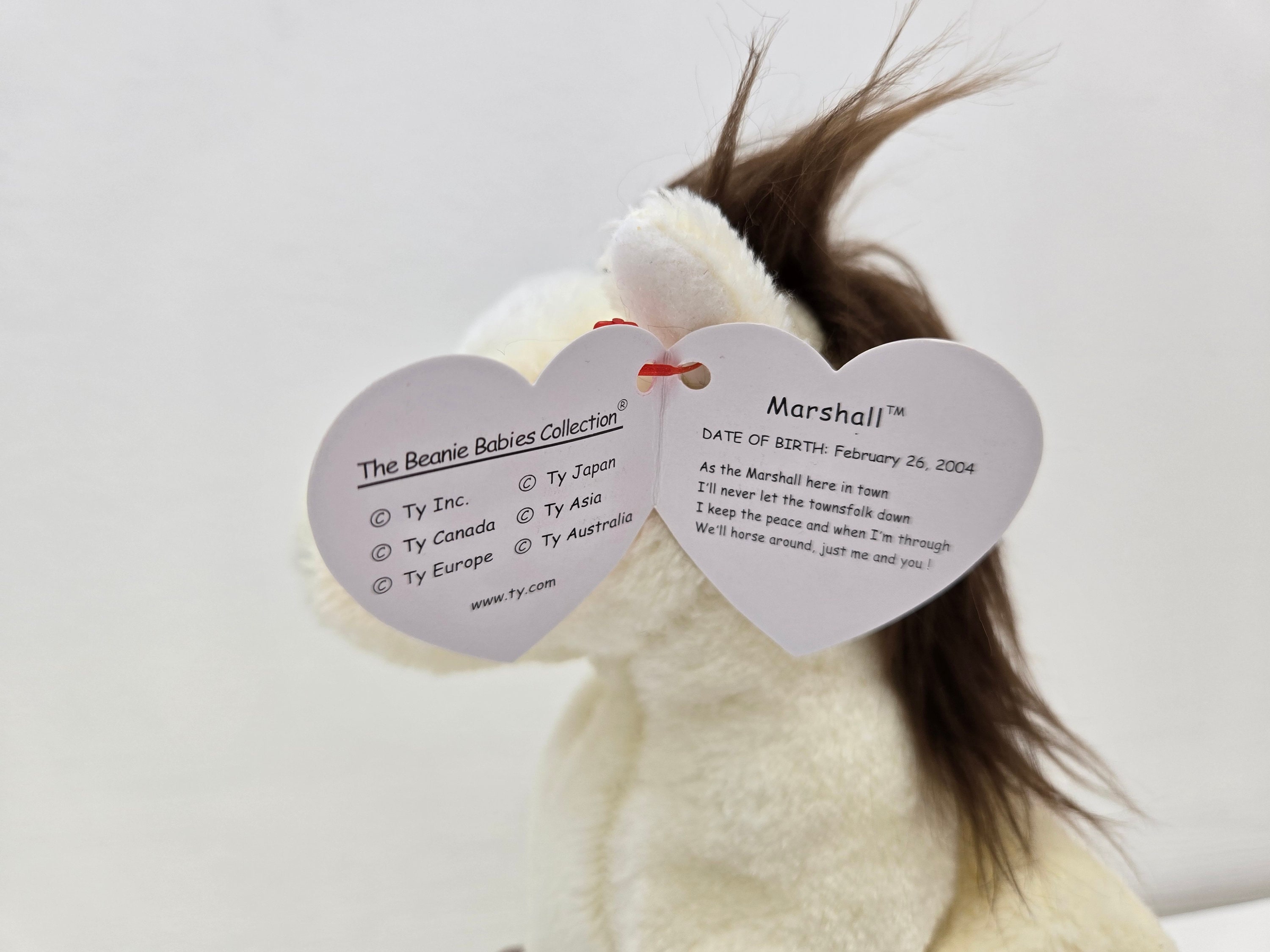 Ty Beanie Baby Marshall le cheval 6 pouces Etsy France