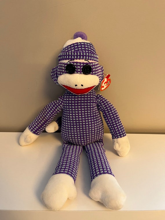 TY Beanie Buddy socks the Purple Sock 