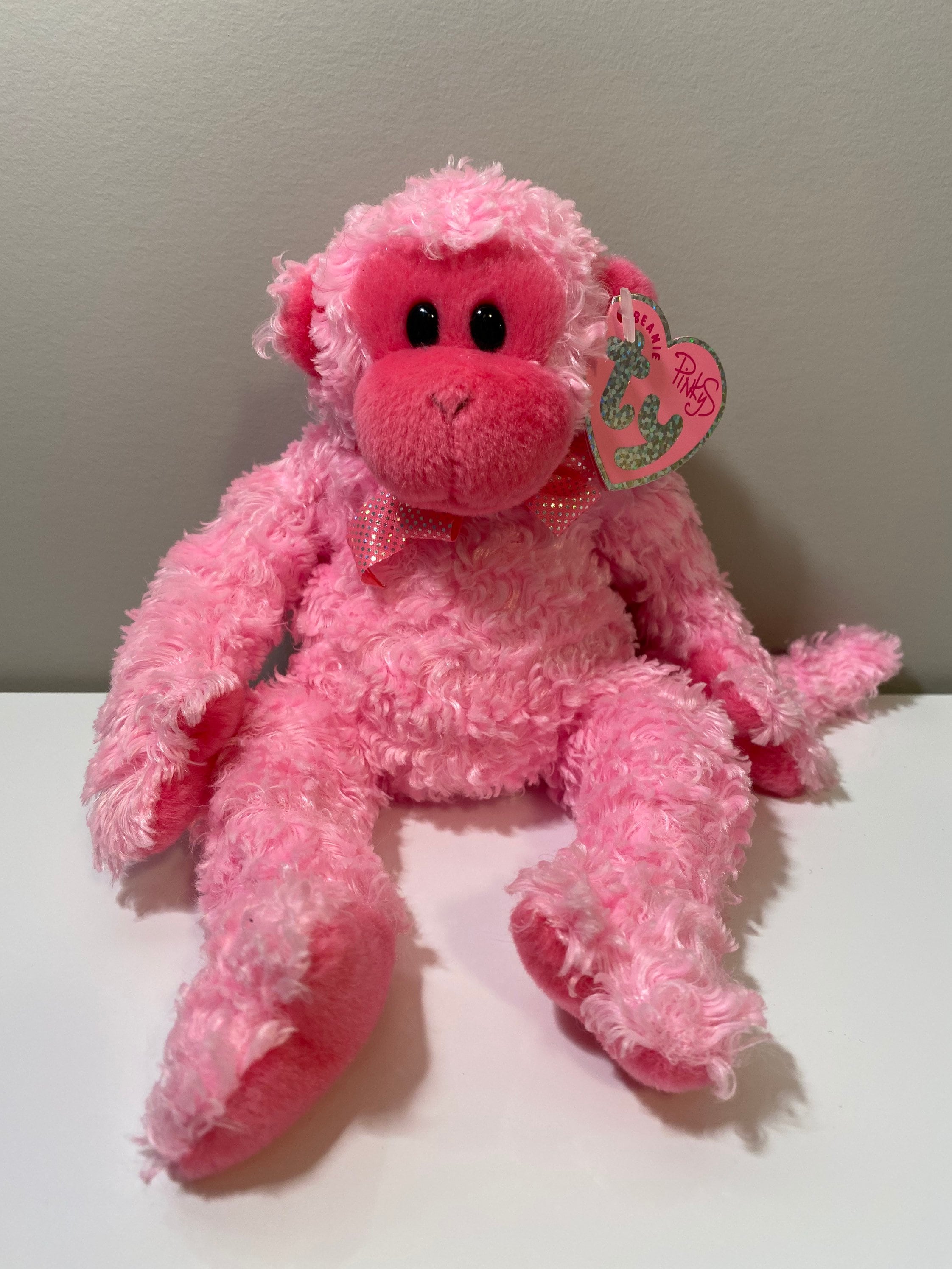 TY Beanie Baby julep the Pink Monkey 6 Inch