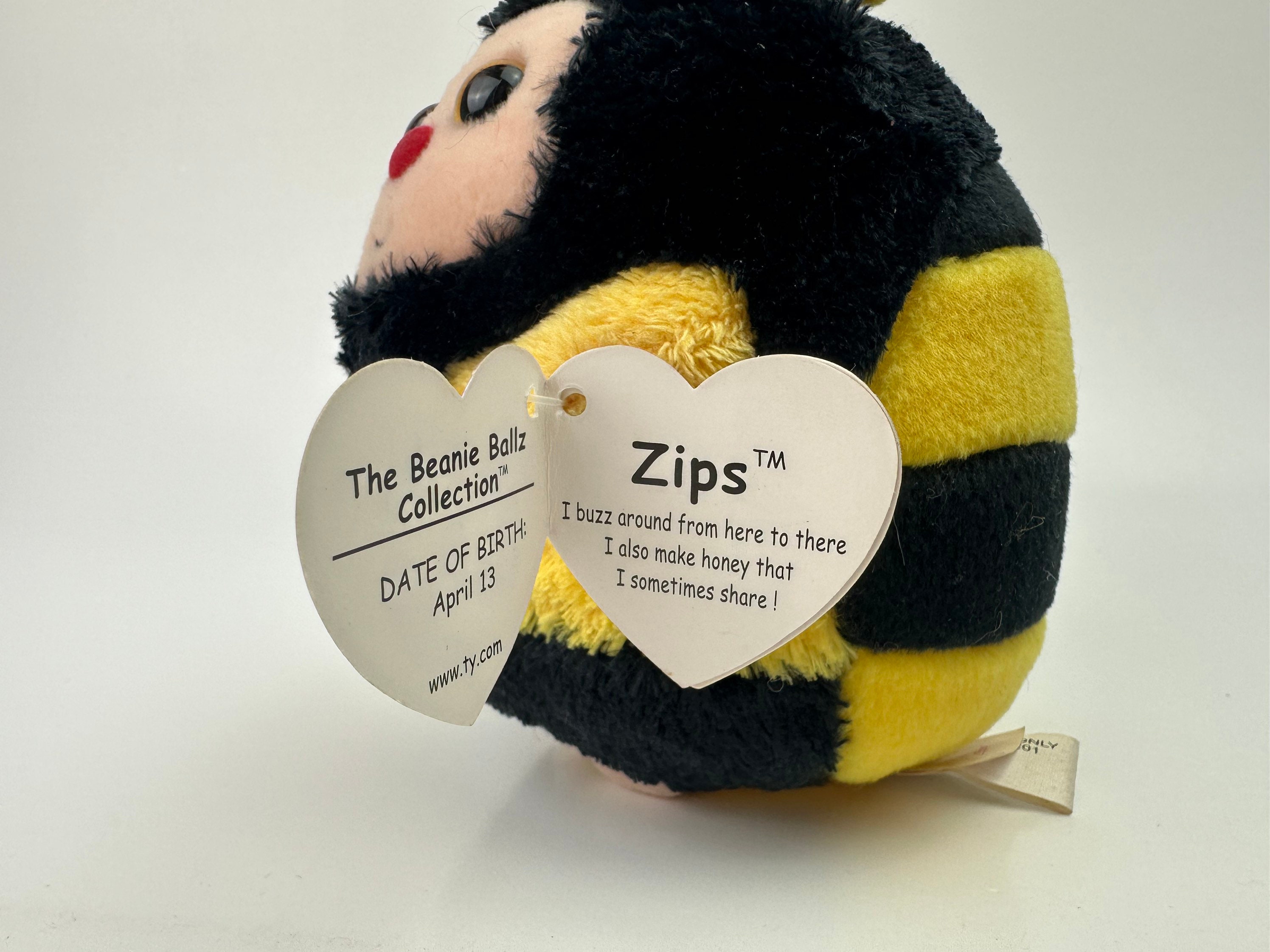 Ty Beanie Ballz “zips” the Bumblebee Ball (5 Inch) - Etsy