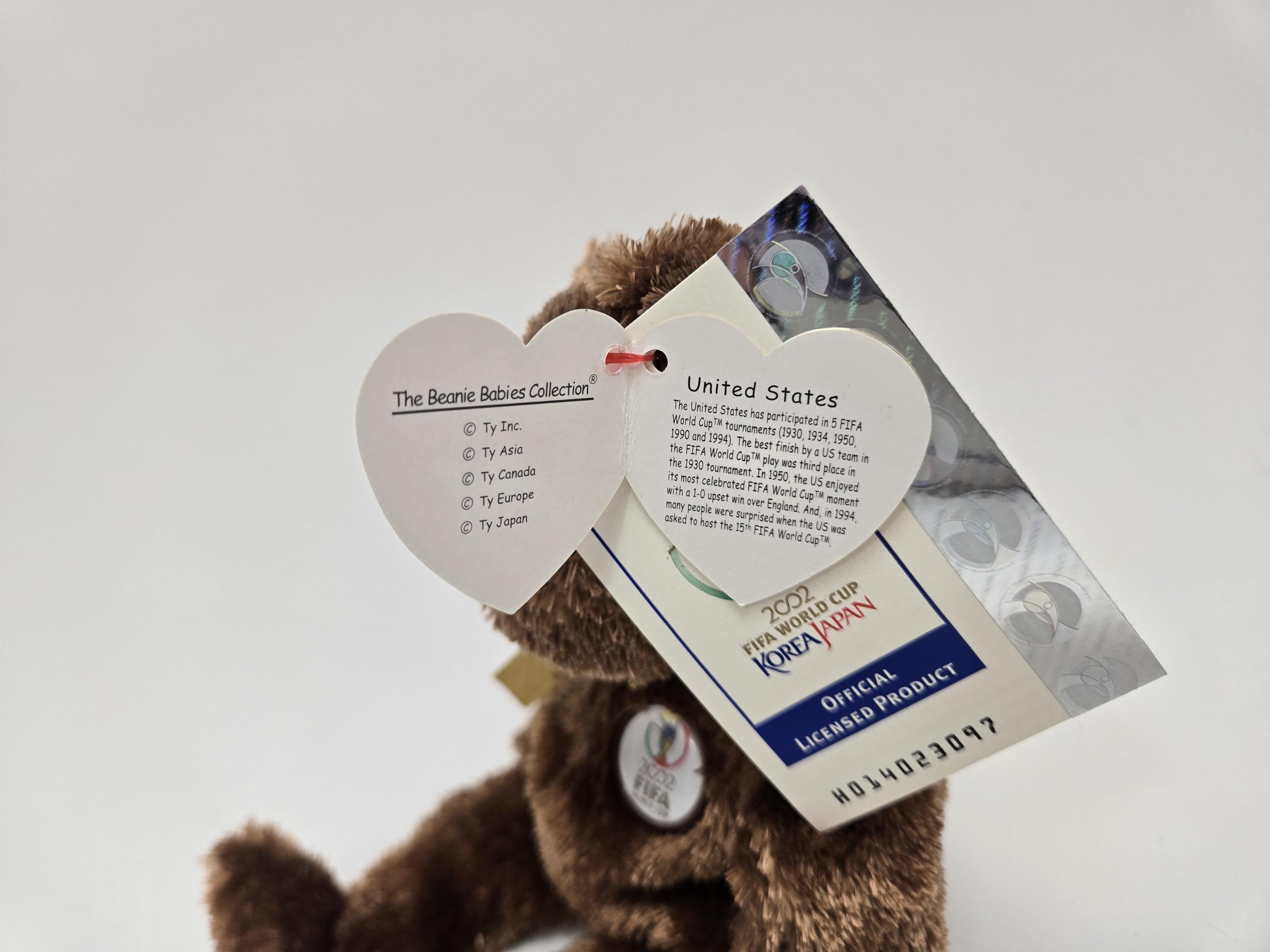Ty ビーニーベイビー「チャンピオン」2002 FIFAワールドカップベア（8
