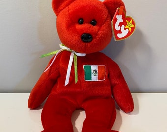 Red mexican 2025 beanie baby