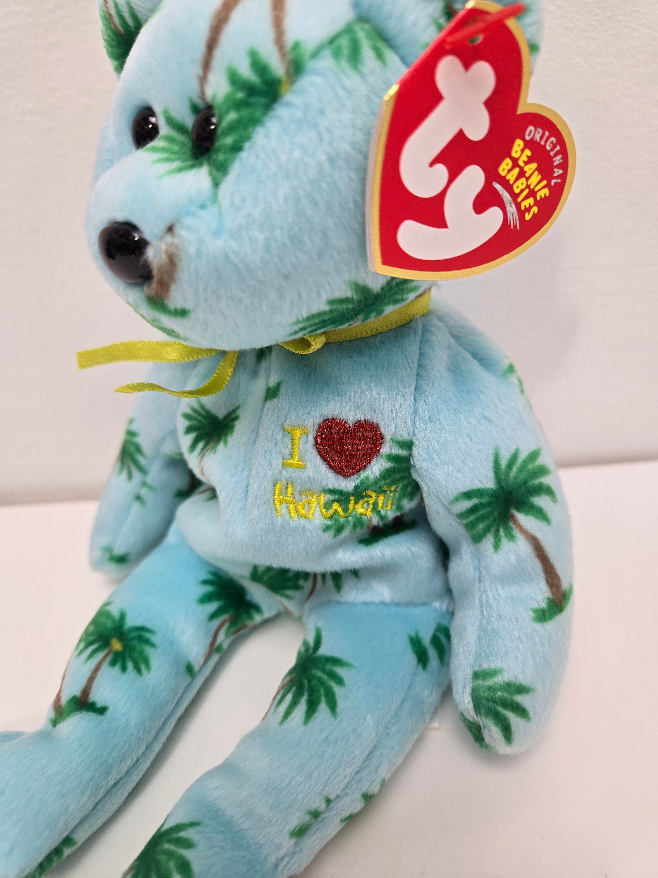 Ty Beanie Baby「I Love Hawaii」ベア - 州限定版 (8.5インチ) - Etsy 日本