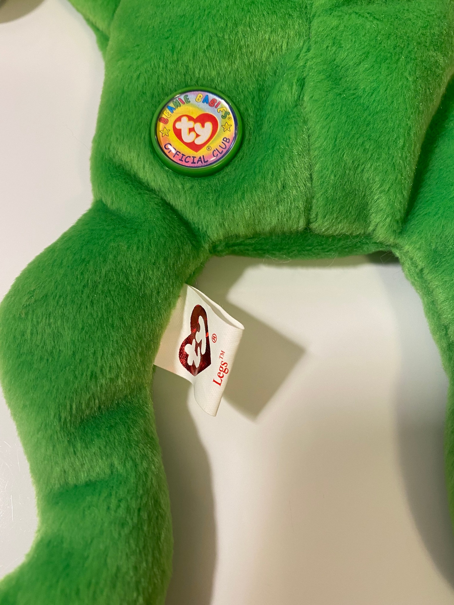 TY Beanie Baby Legs the Frog BBOC Exclusive Beanie Baby Etsy