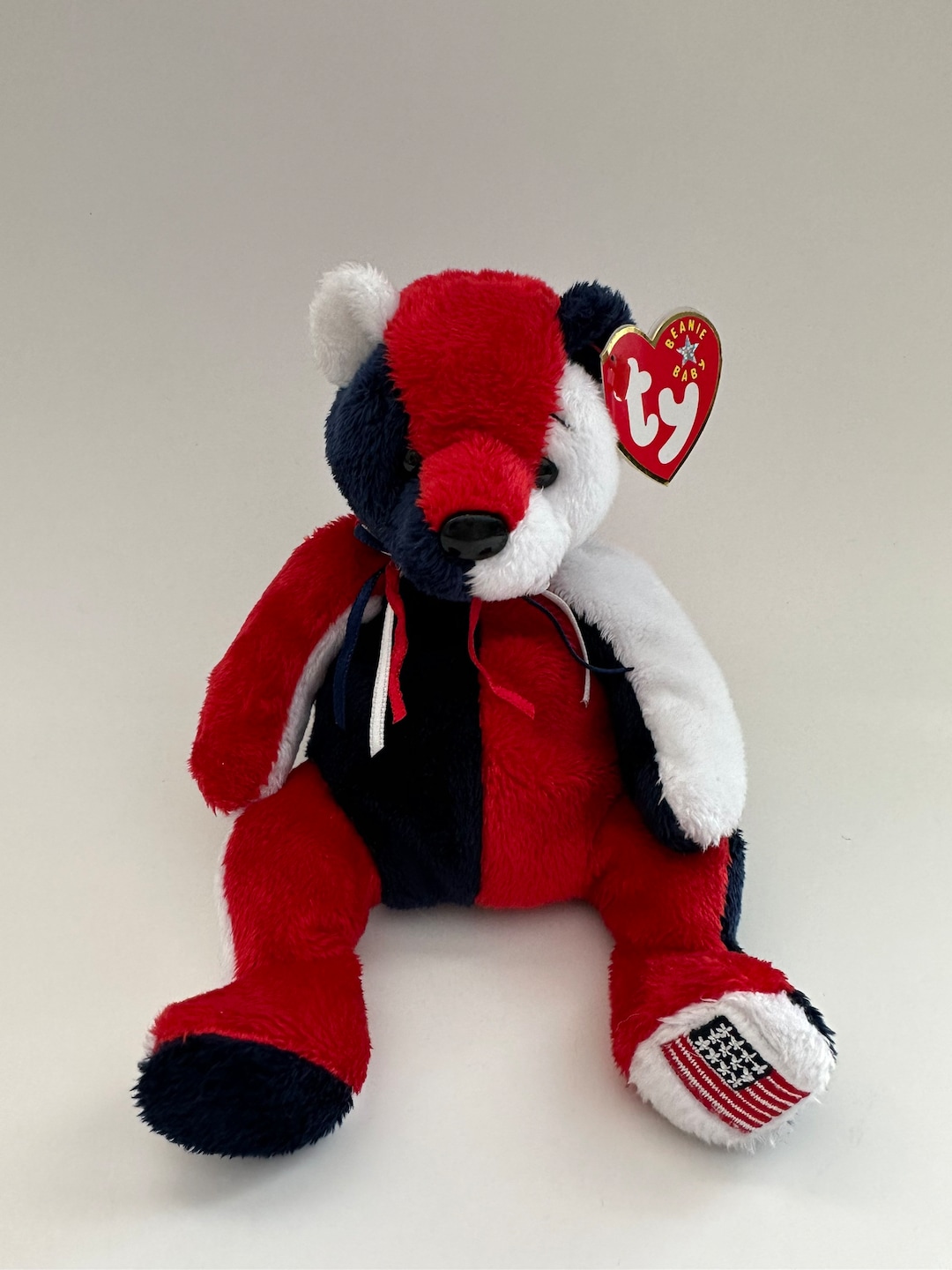 Ty Beanie Baby “patriot” the USA Patriotic Bear (6 Inch) - Etsy