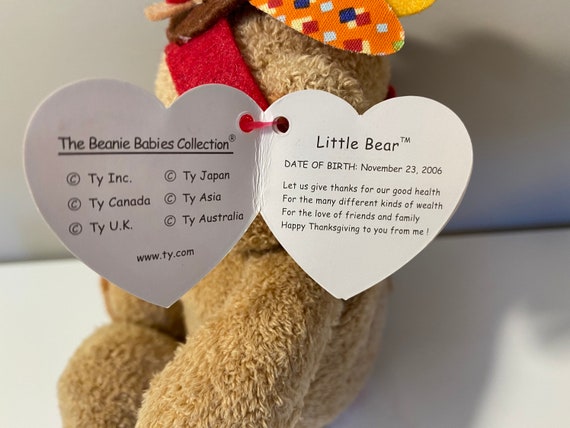 TY Beanie Baby little Bear the FNMI 