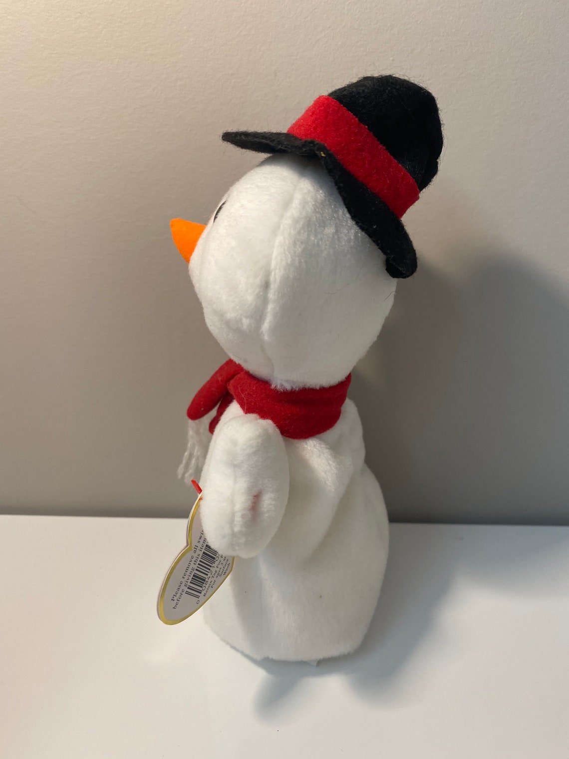 TY Beanie Baby Snowball the Snowman 7.5 inch Etsy