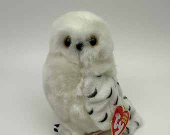 TY タイぬいぐるみフクロウ白owl