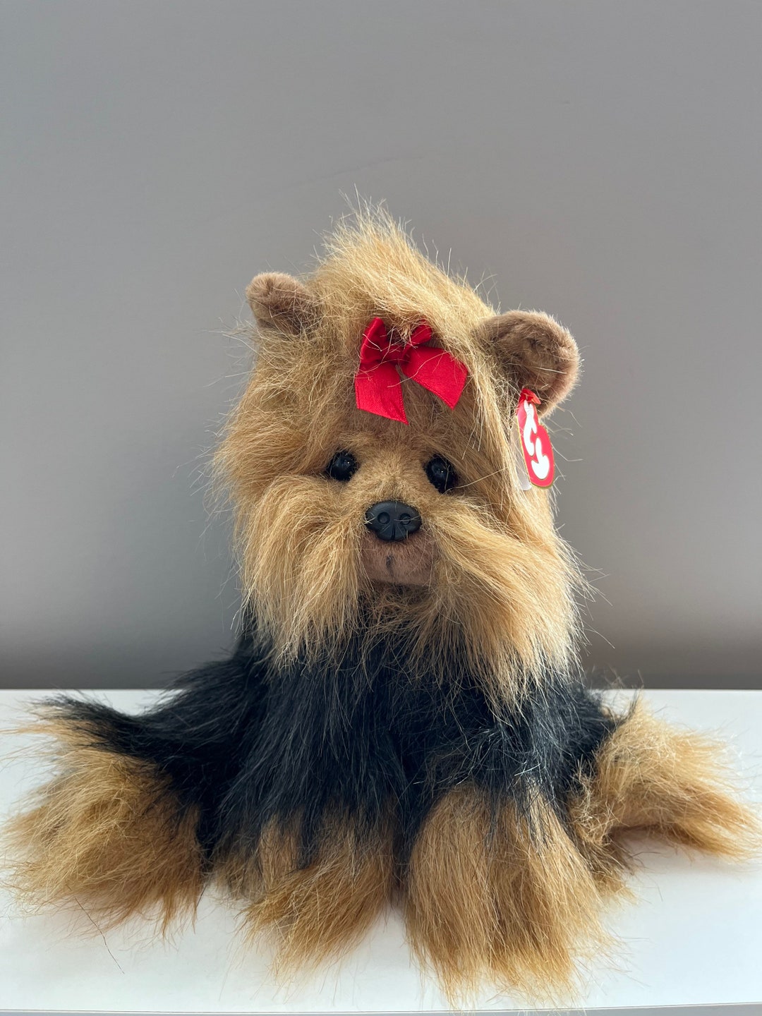 Build A Bear Yorkshire Terrier Dog & Puppy Yorkie Plush BAB
