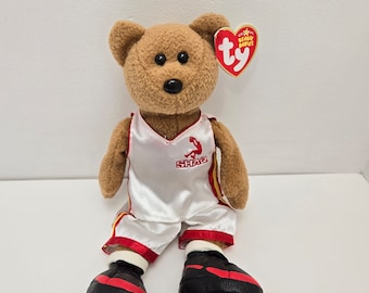 Ty Beanie Baby shaqbear the Shaquille Oneal Bear Pro Basketball Player 10 Inch Etsy UK