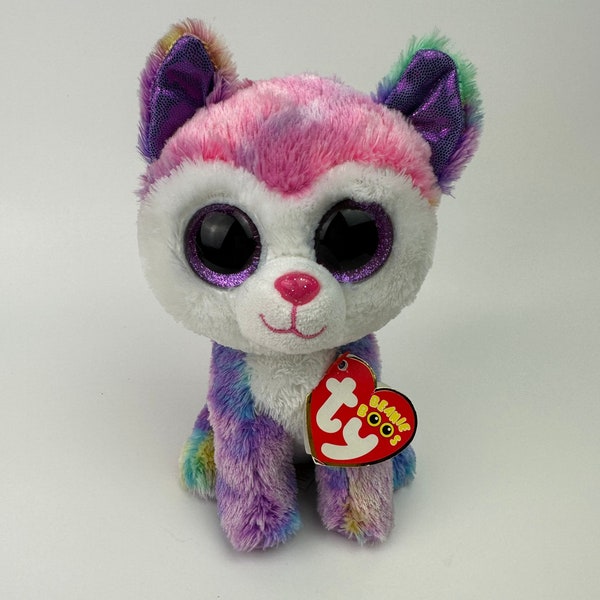 Jucarie de plus TY - Beanie Boos, Caine Husky, 15 cm - eMAG.ro