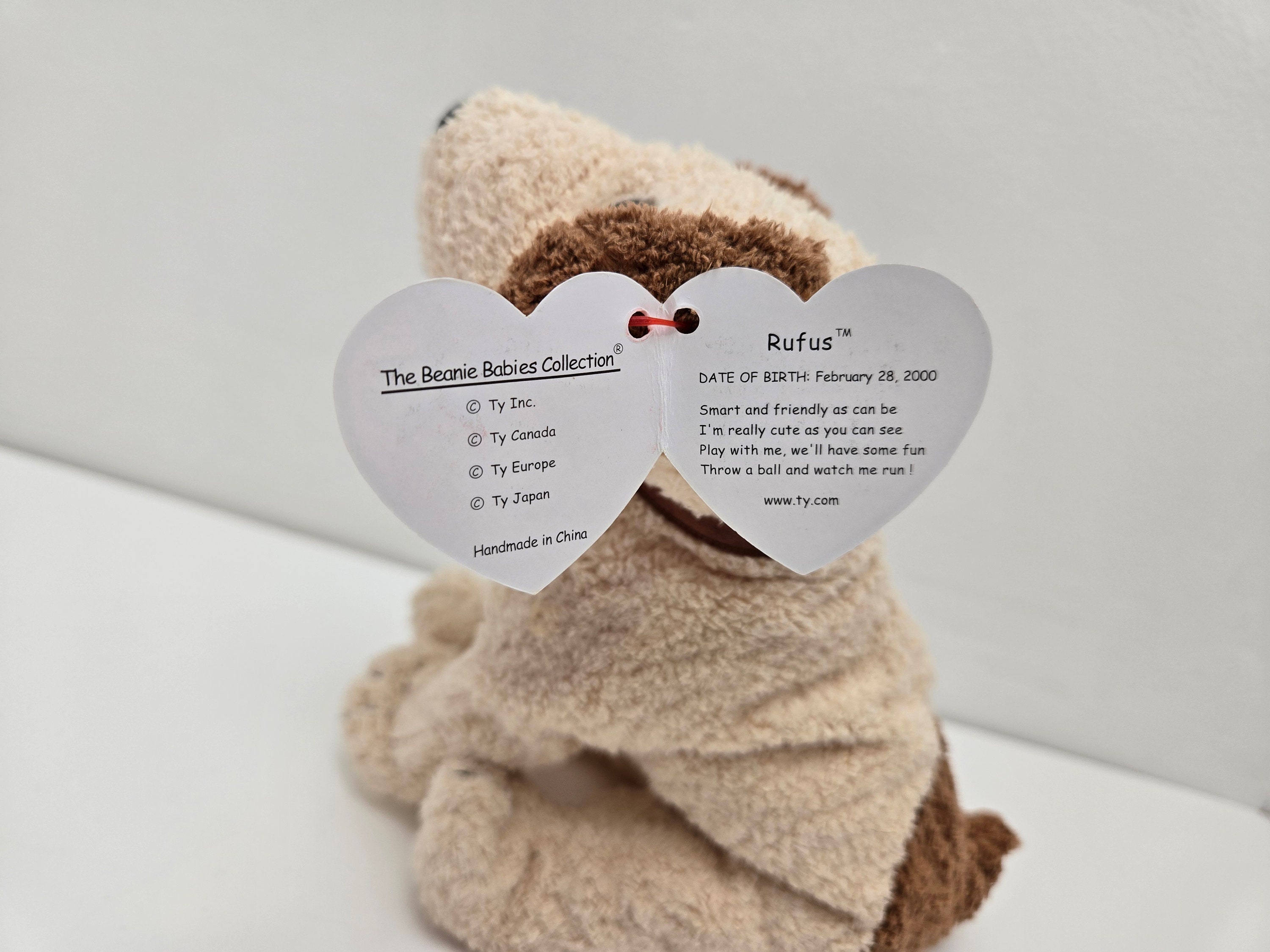 Ty Beanie Baby「ルーファス」犬（5.5インチ） - Etsy 日本