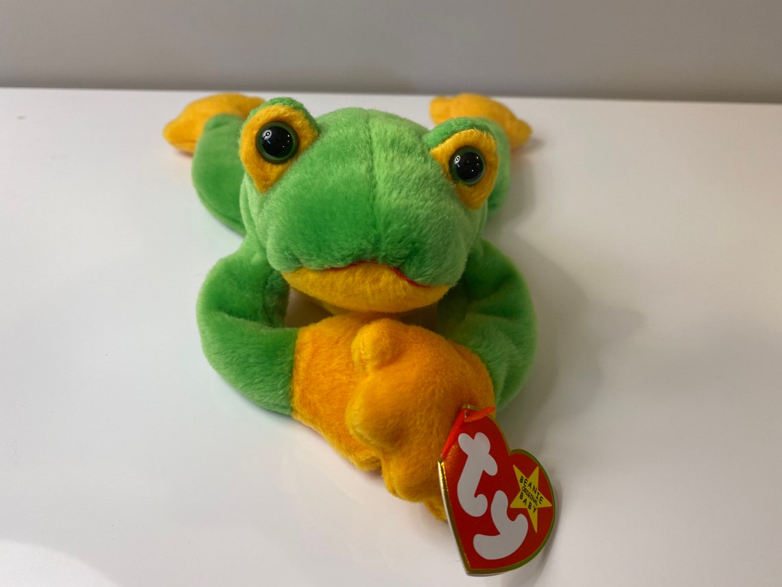 TY Beanie Baby smoochy the Frog 8 Inch - Etsy
