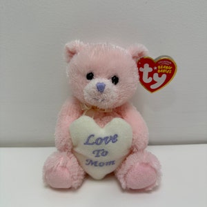 Ty Beanie Baby “Mom” the Mothers Day Bear or Gift for mom! (5 inch)