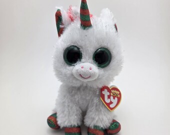 Ty Beanie Boo “snowfall” the Holiday Unicorn (6 Inch)