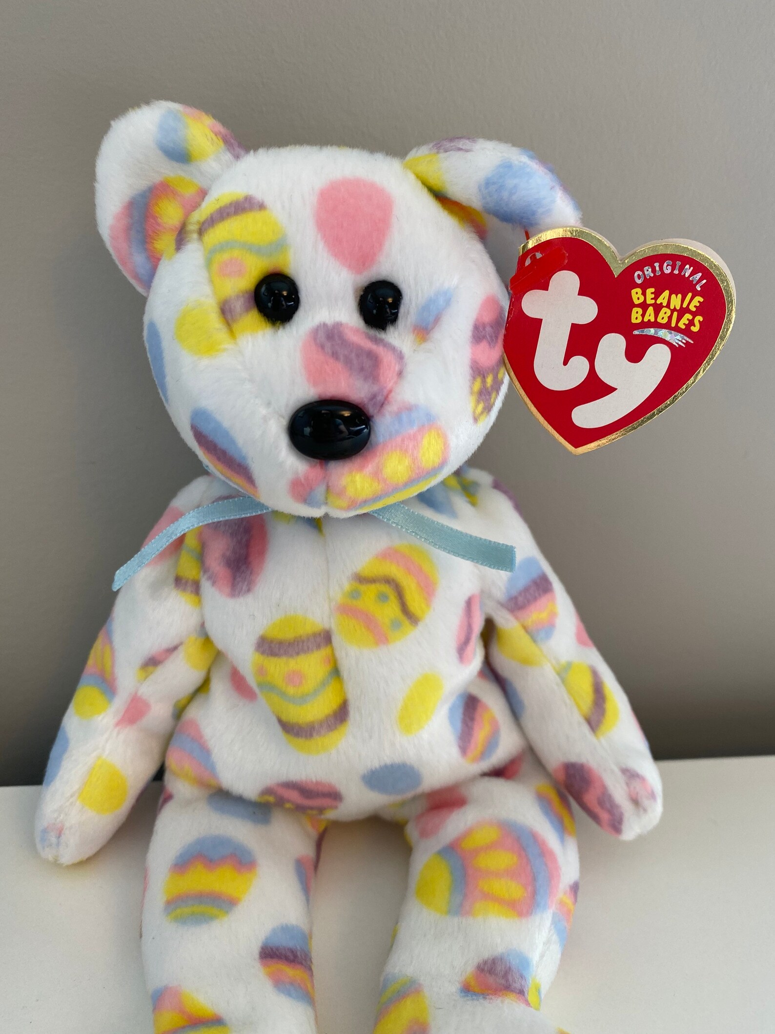 TY Beanie Baby eggs 2004 the Easter Bear 8.5 Inch | Etsy