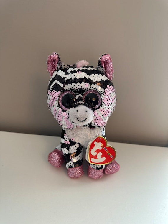 Ty Flippables zoey the Zebra With Sequins 6 Inch -  Israel