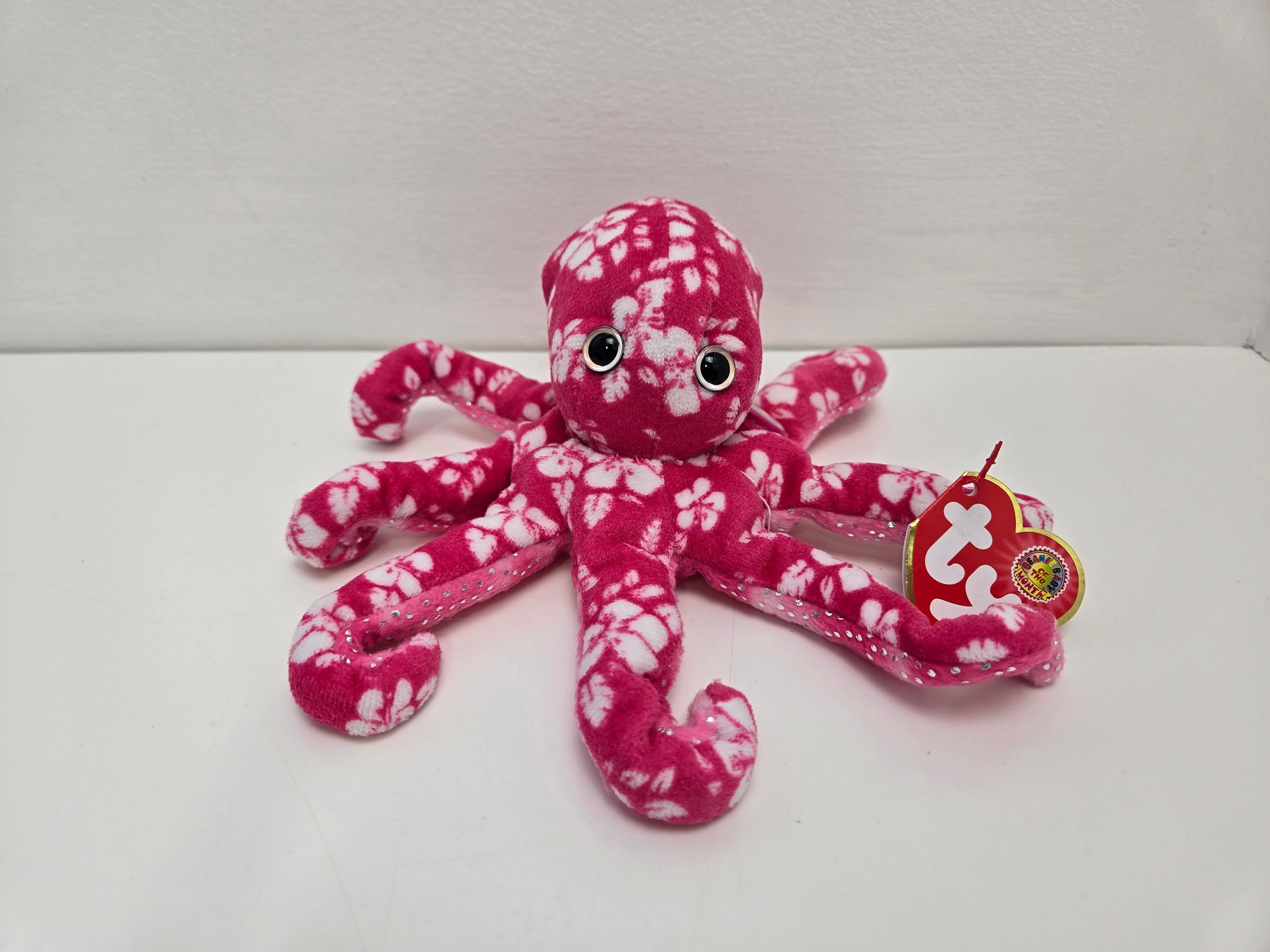 Ollie Octopus Beanie Boo TY BEANIE BOO Regular 6” Retired Octopus