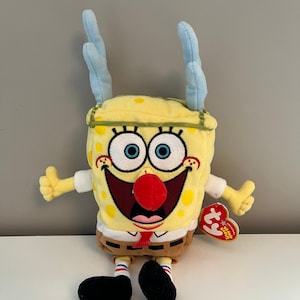 Ty Beanie Baby “SpongeBob SquarePants Sleigh-ride” from SpongeBob! (10 inch)