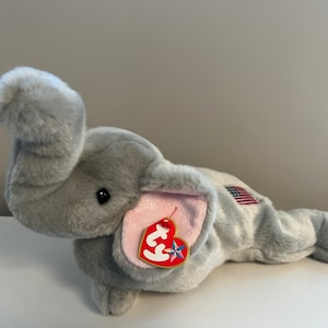 Ty Beanie Buddy “Righty” the Patriotic Elephant (15 inch)