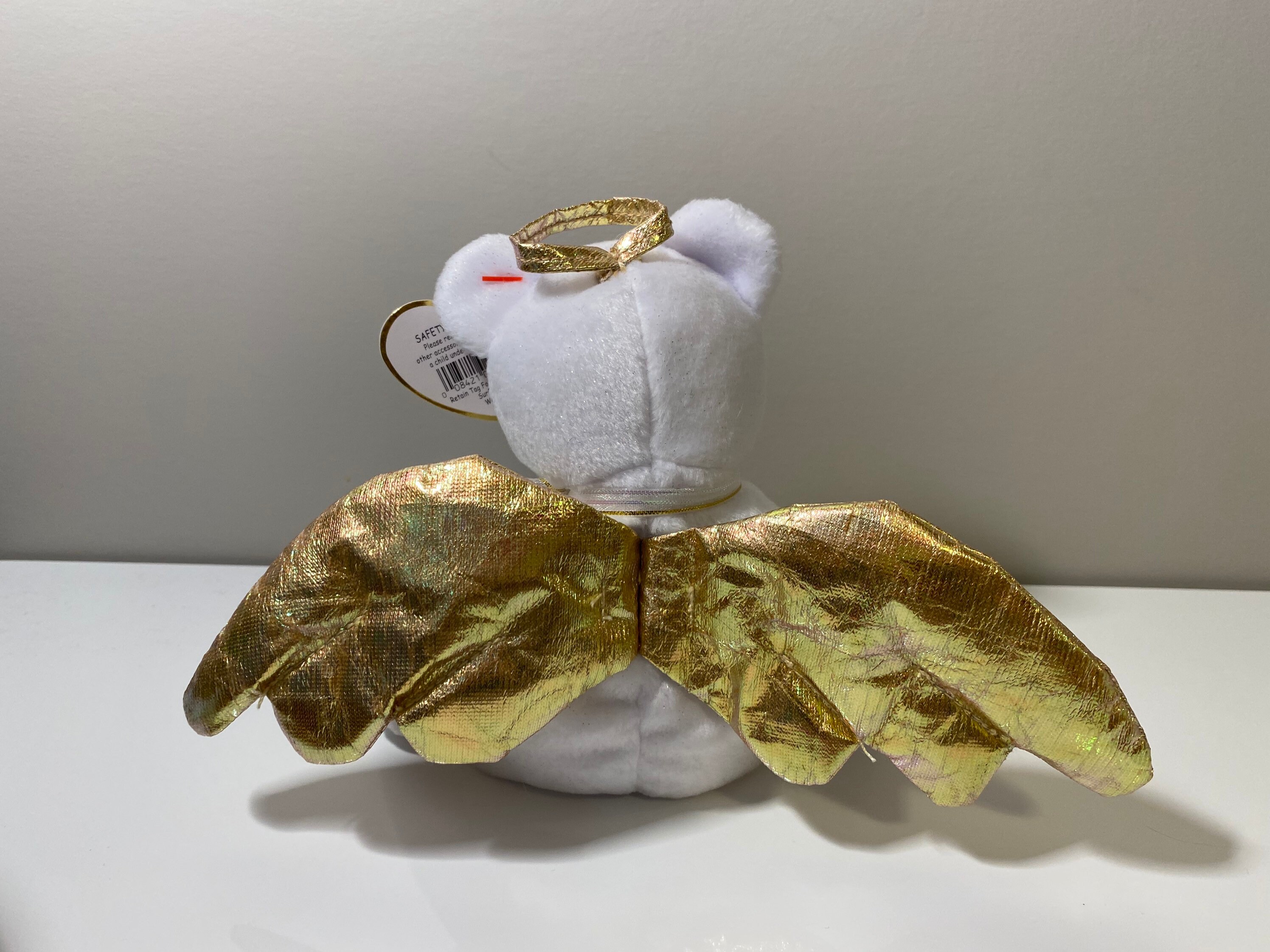 TY Beanie Baby halo 2 the Angel Bear With Gold Wings 8.5 - Etsy